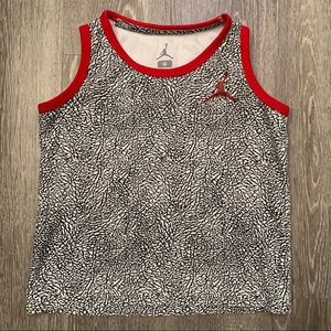 Nike‎ Air Jordan Elephant Print Basketball Tank Top Boy’s Size 6 (5-6yrs)